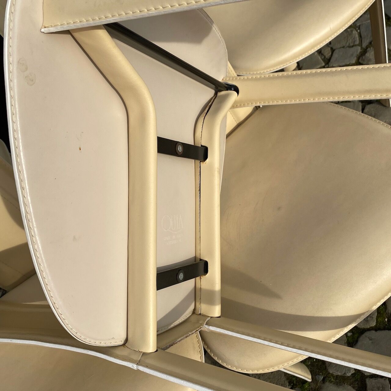 Set of 6 Quia chairs - Elana B model - beige