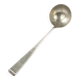 Art Nouveau soup ladle, silver-plated alpaca, Bracia Henneberg, Poland, 1930s