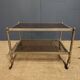 Neoclassical style brass coffee table