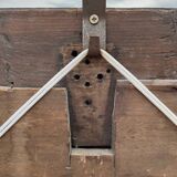 Large carved wooden mirror