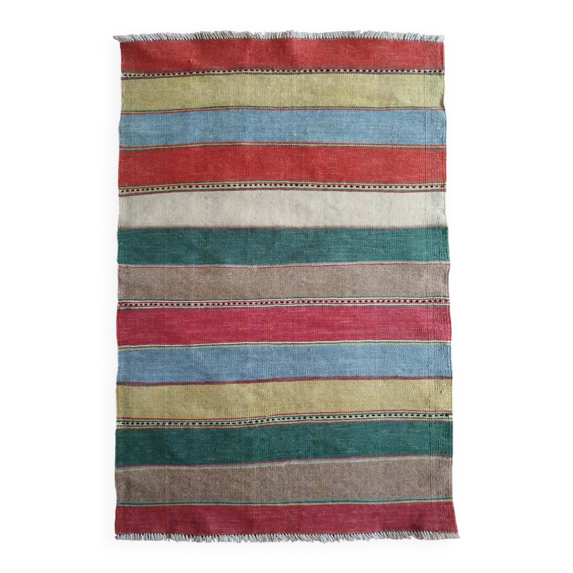 Handmade Persian Qashqai rug 165x110cm