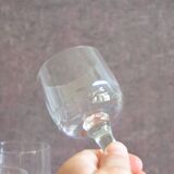 Set of 4 aperitif stemmed glasses
