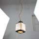 Vintage Italian Brass and Glass Lantern