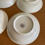 Service à dessert La S. Marco métal argenté et porcelaine