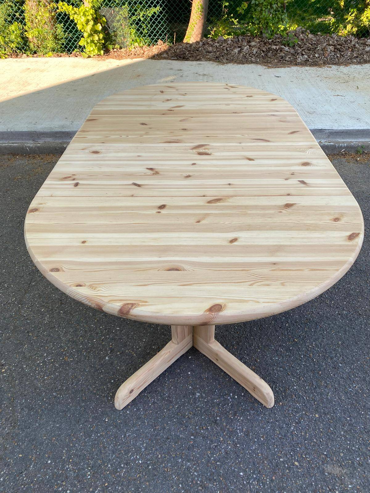 Rainer Daumiller extendable round table for Hirtshals Sawaerk 1970 200cm