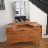 Compass foot dressing table from the 50s