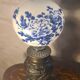 dragon lamp bronze 1900 art nouveau glass replaced very beautiful piece 47x1