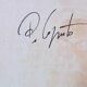 Painting Portrait Woman Signed P. CAPUTO