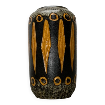 Vase de sol brutaliste en poterie ouest-allemande WGP du milieu du siècle de Scheurich, années 1960