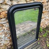 Louis Philippe mirror black stained mirror