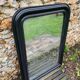 Miroir Louis Philippe noir miroir tein piqueté