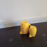 Pair of small pitchers in earthenware from Salins