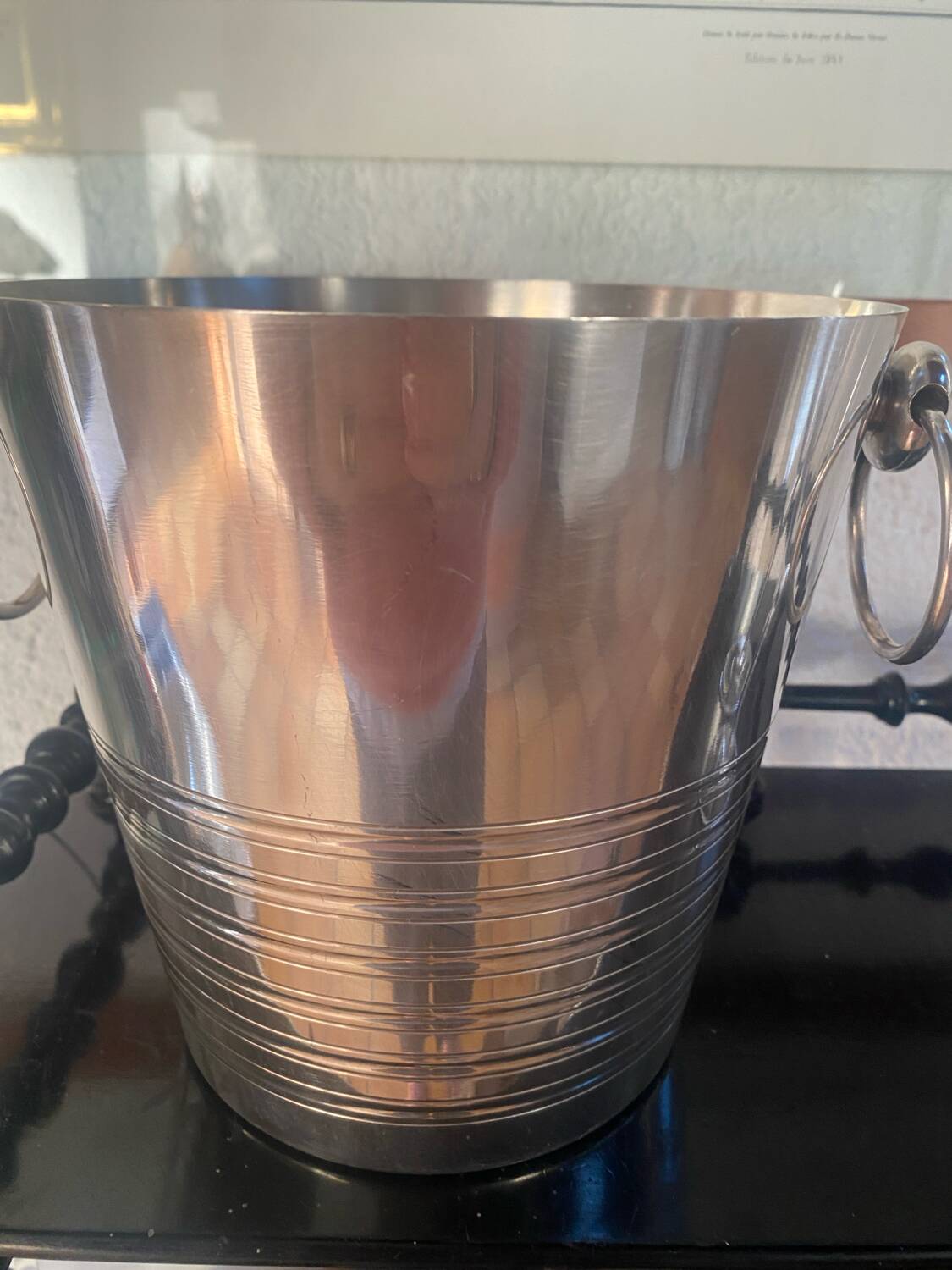 Silver-plated champagne bucket