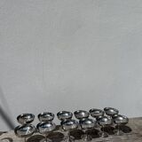 12 Rémy Letang stainless steel bowls 1970