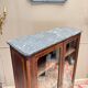 E. Bourdot Vitrine En Marqueterie D’époque Louis XVI Estampillée XVIII Eme