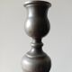 Pewter candle holder