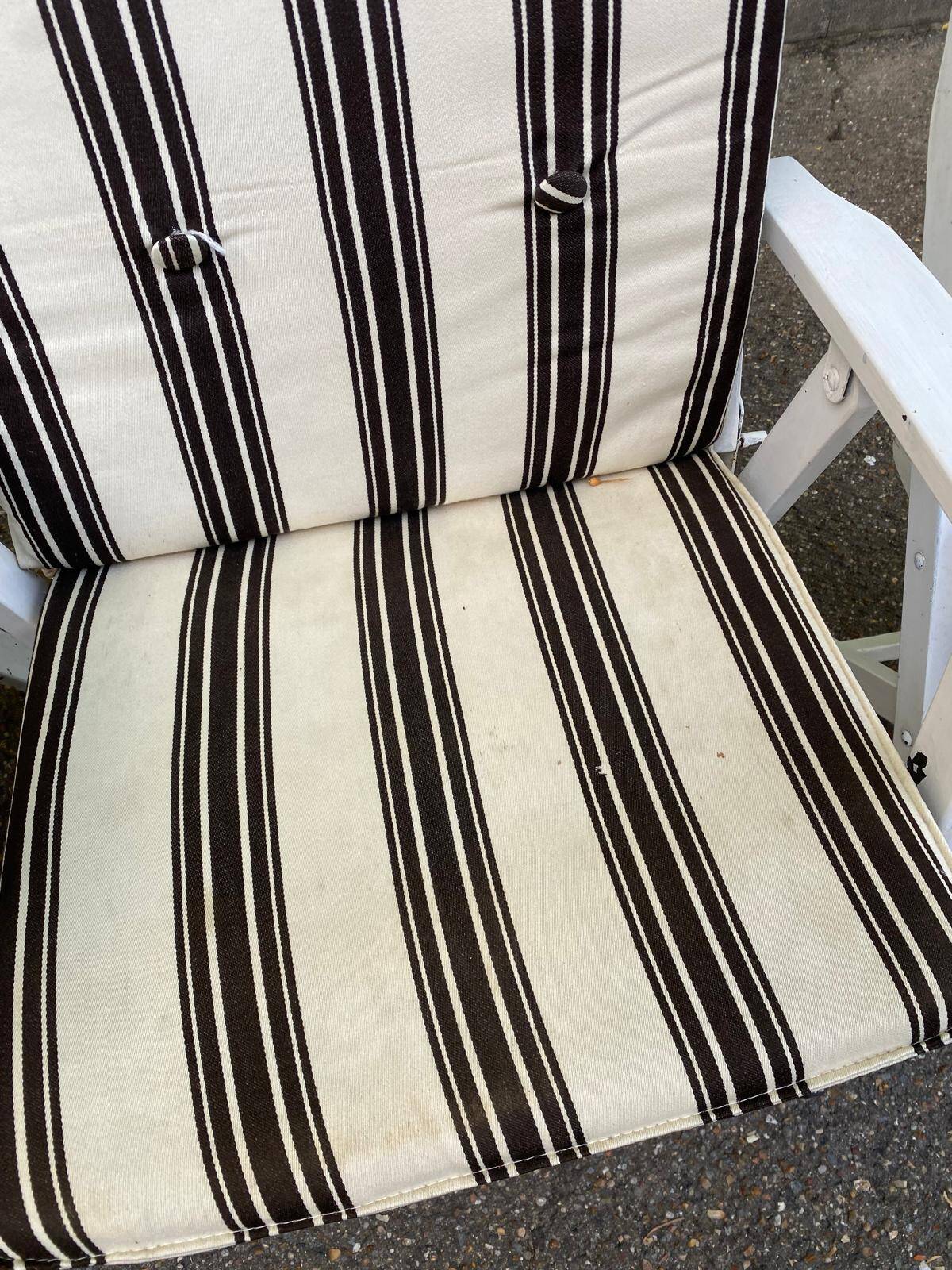 Vintage garden furniture set EMU Italy - 2 armchairs + 2 folding chairs