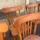 7 chaises bistrot vintage style Thonet Baumann