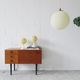 Bedside lamp set made of plastic granulate
