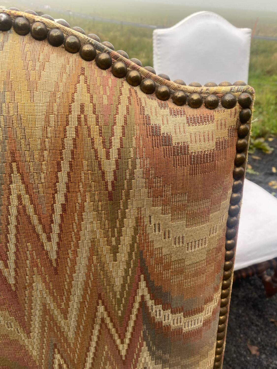 6 Louis XIII walnut chairs