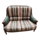 Two-seater banquette sofa in Louis XV style