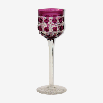 Wine from the Rhine or Roemer Baccarat crystal glass model Pontarlier
