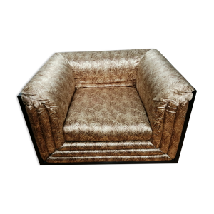 Fauteuil en soie 1970-80, style