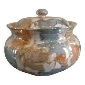 Nazareno Picchiotti ceramic pot with lid