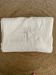 Nappe coton damassé fleuri monogramme central AC.