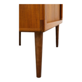 Danish Teak Sideboard with Tambour Doors from Dyrlund, 1970s