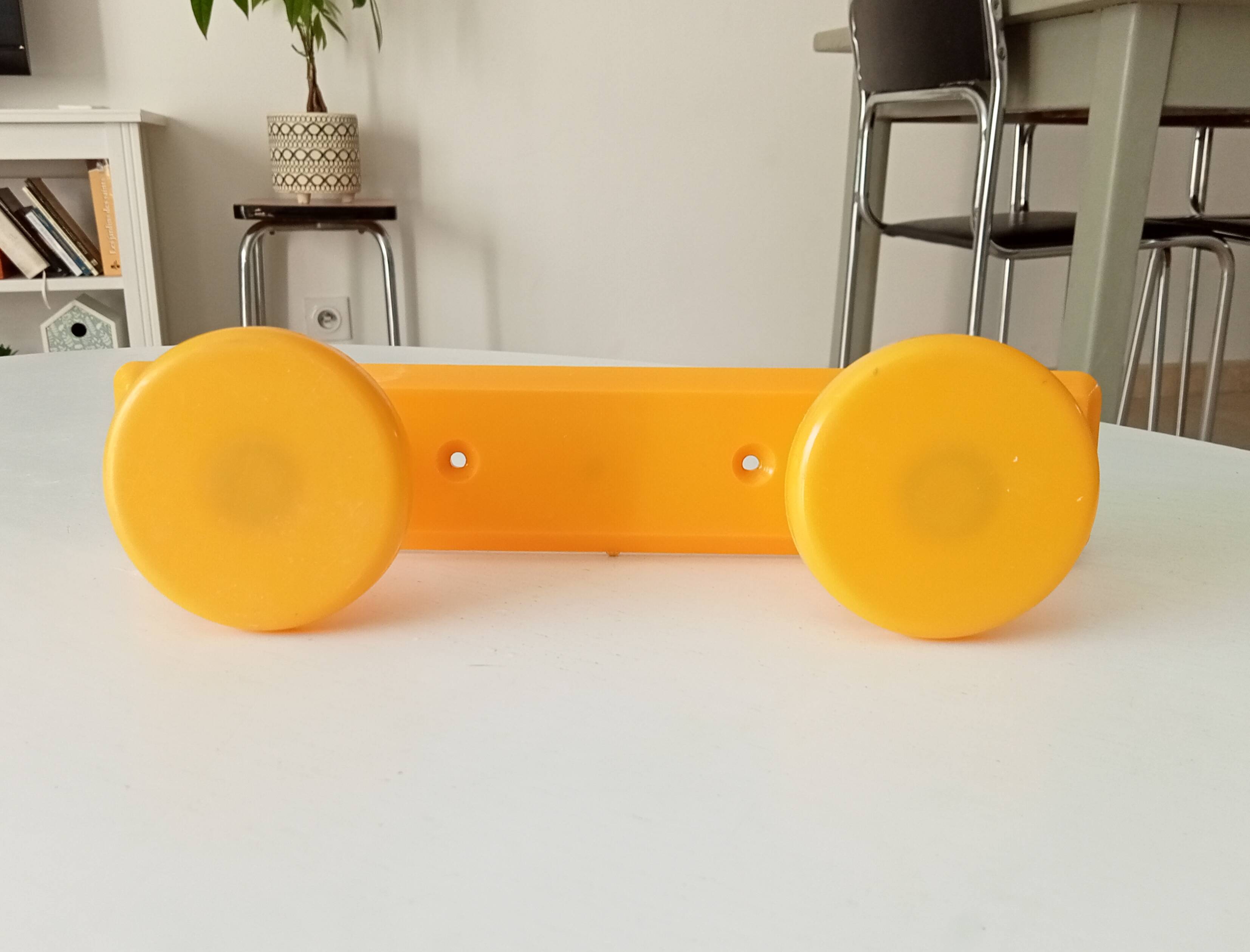 Vintage 80s wall coat rack
