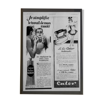 Publicité originale " Palmolive & Calor " 1932