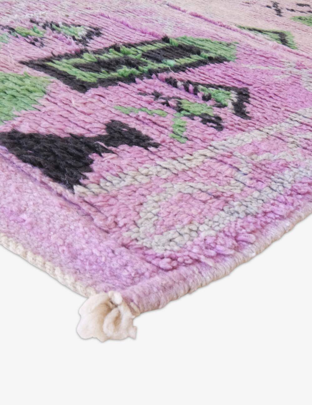 Berber Hallway Rug Lavender - 388 x 79 cm