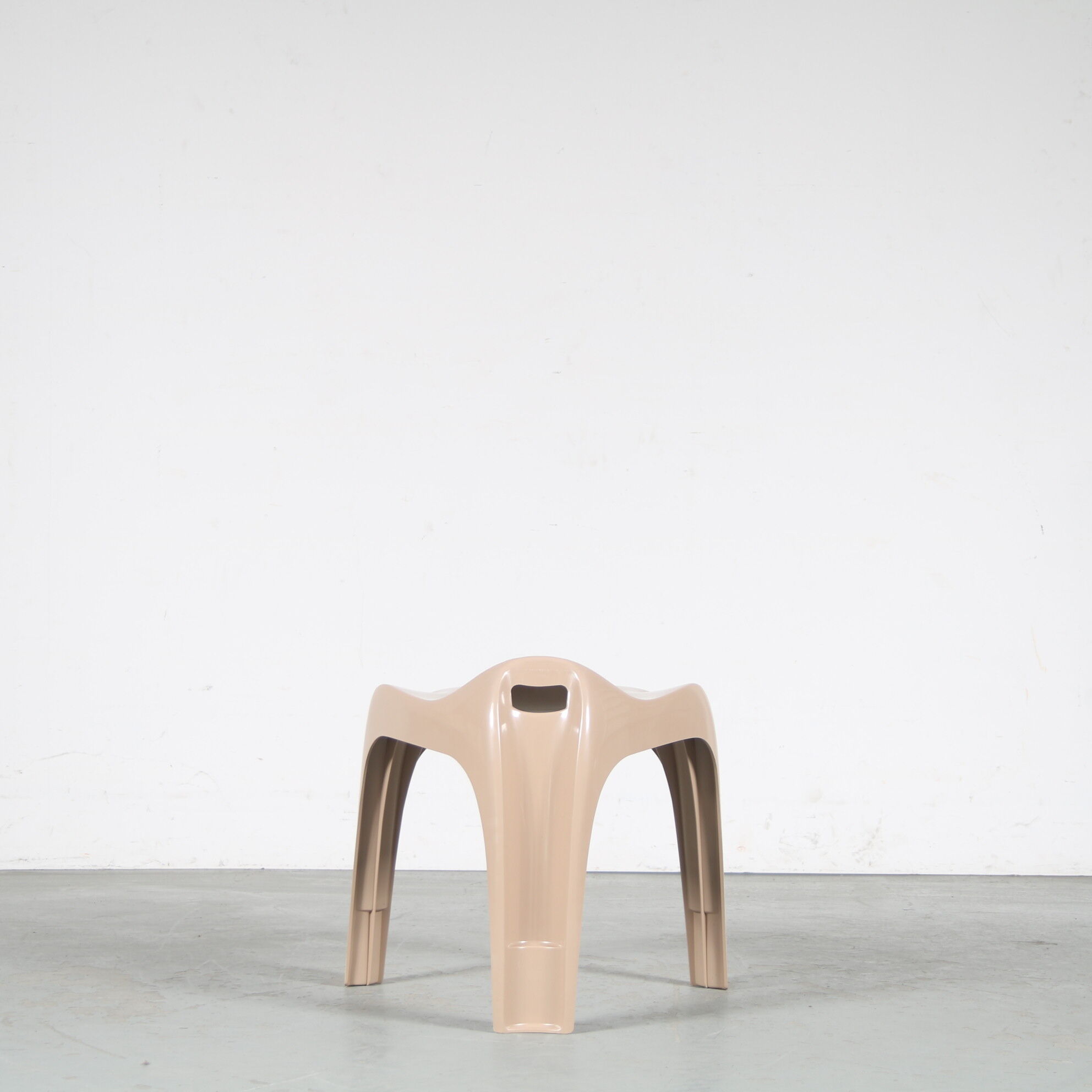 2000s Mocca “Casalino” stool by Alexander Begge for Casala, Germany