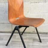 Set of 6 Galvanitas S30 industrial chairs