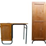 Cabinet and school desk