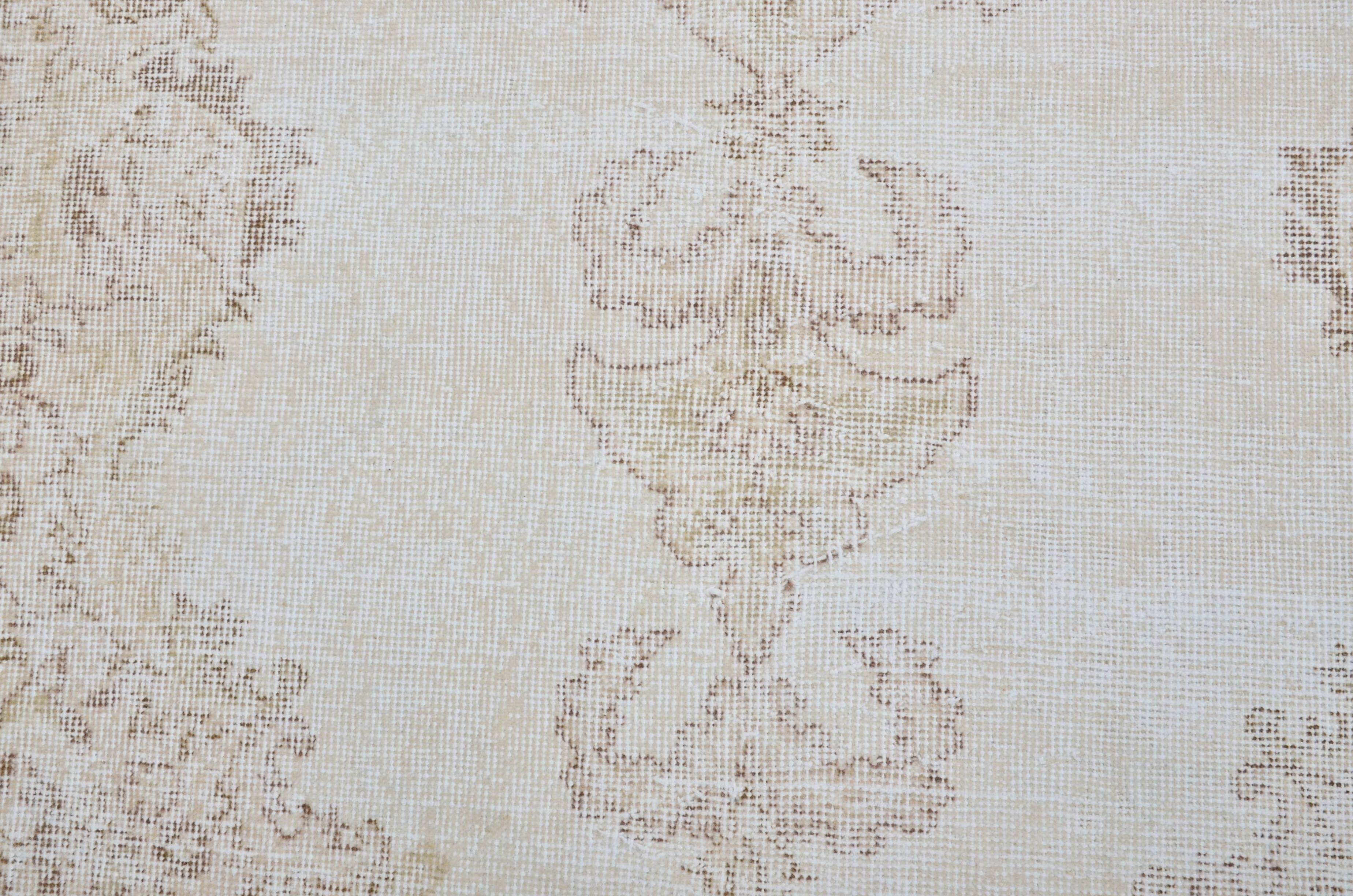 Small Vintage Geometric Wool Carpet sku 3218