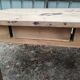 200 cm Solid oak farmhouse table