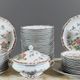 Bernardaud Limoges table service, "Hong-Kong" model, 53 pieces, 20th century.