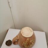 Sandstone pitcher with ice cube compartment