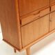 Large vintage teak highboard made in the 60s