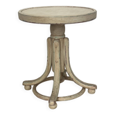 Old curved wooden stool