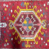 Handmade antique Persian Karajeh rug 2.2' x 4.1' (68cm x 126cm) 1930s - 1C1155