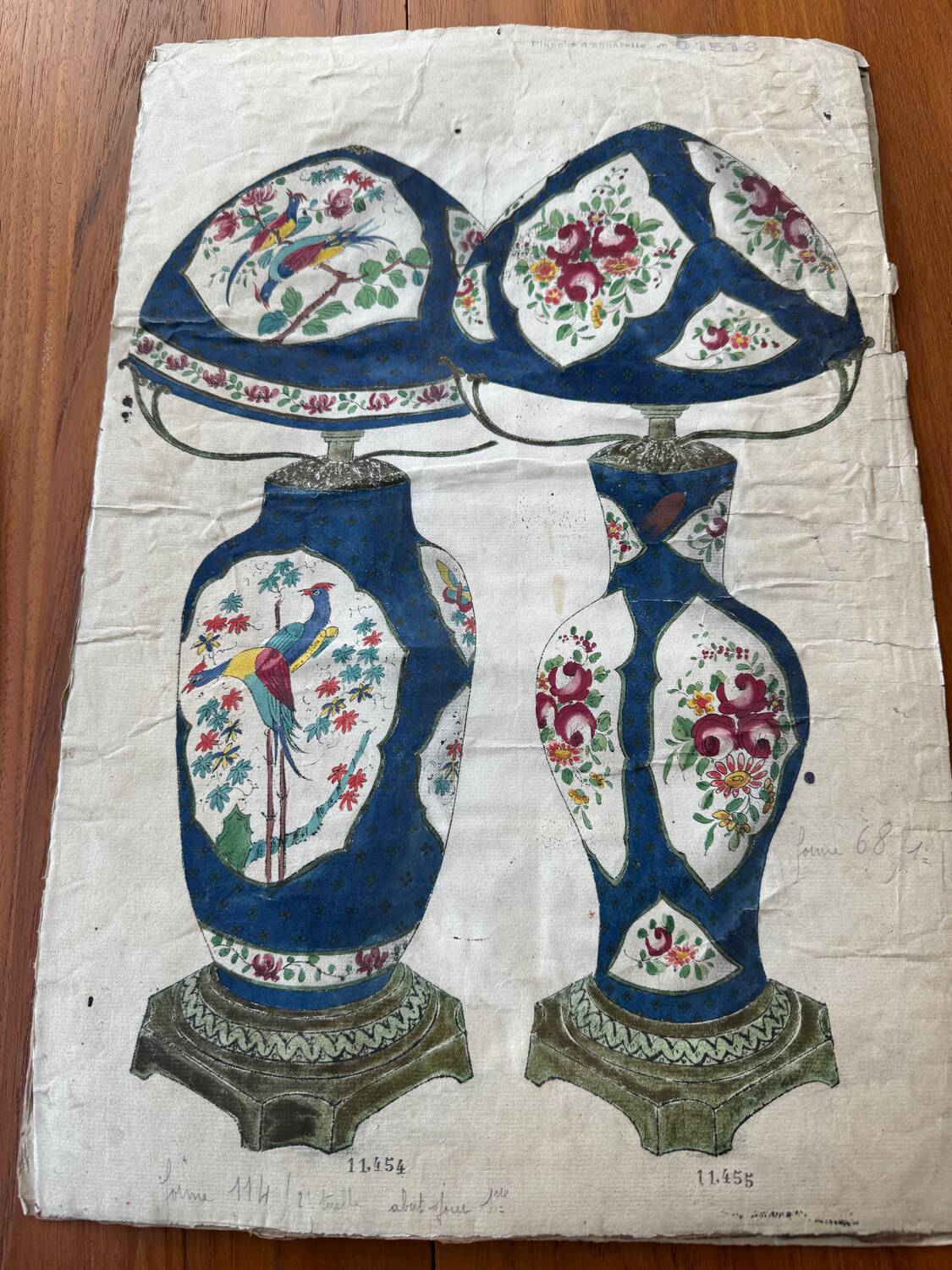 Porcelain lamps 1880