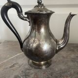 Antique silver-plated coffee pot teapot art nouveau christofle