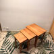 3 nesting tables in solid cherry wood