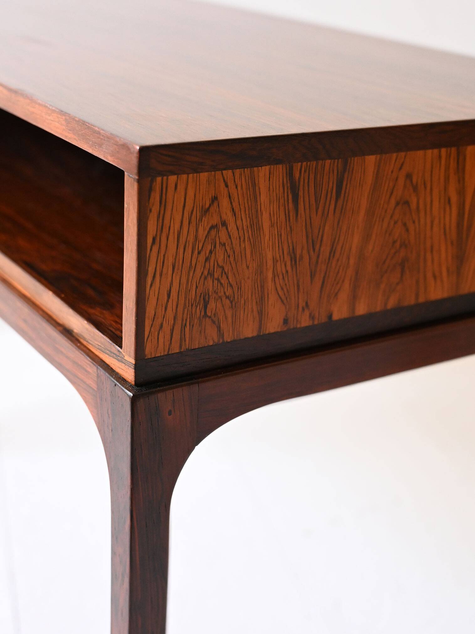 Pair of rosewood nightstands by Kai Kristiansen