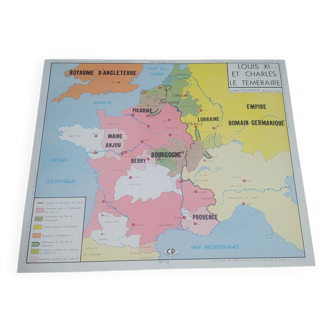 Carte scolaire Editions Rossignol