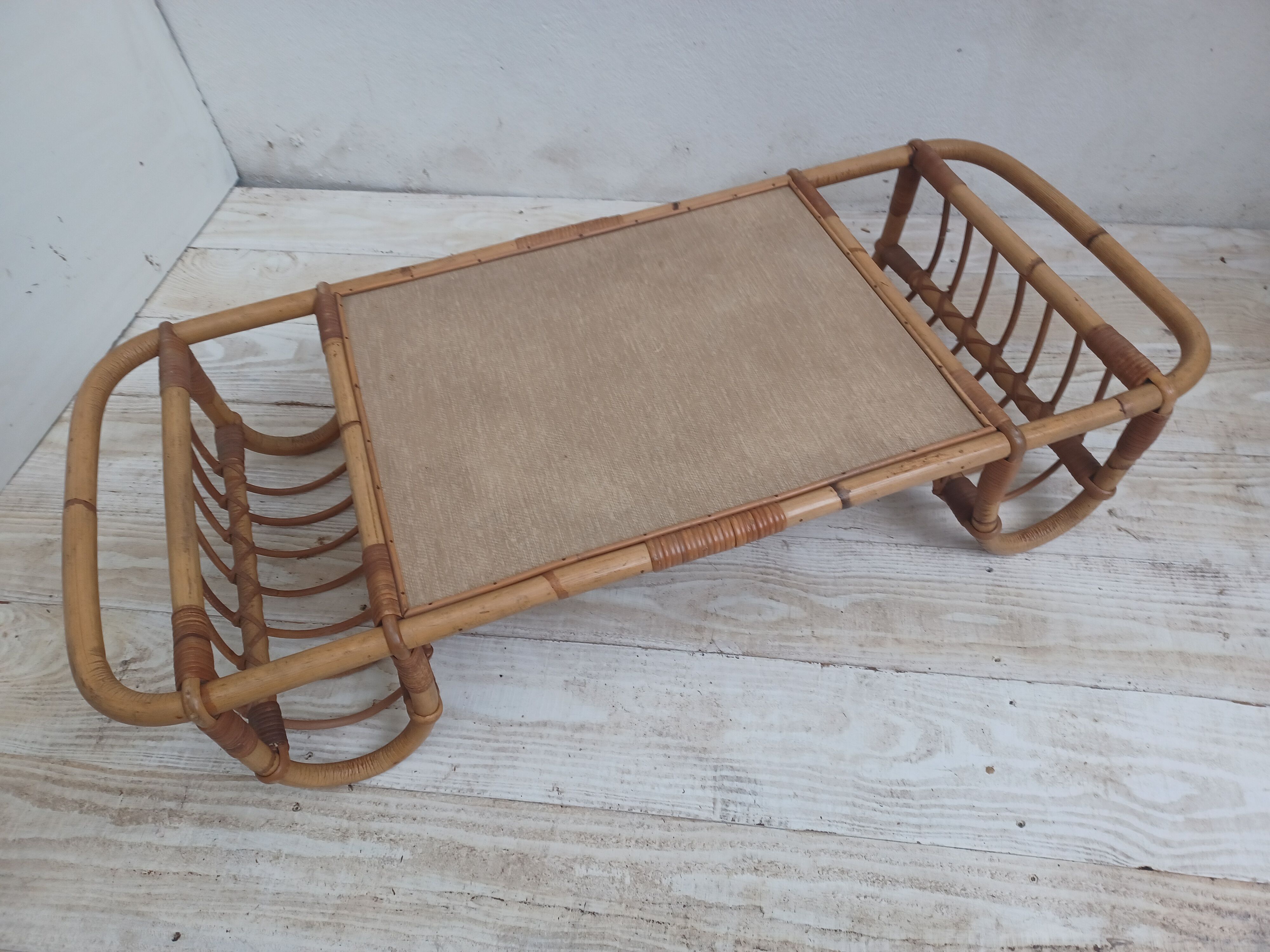 Rattan coffee table