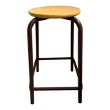 Tabouret atelier bois et métal